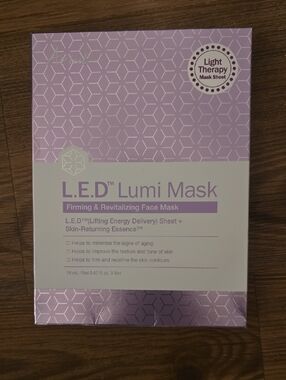 Ariul L.E.D Lumi Mask Firming & Revitalizing Face Mask - Lavender/White
